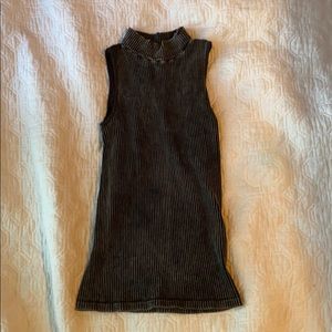 Free people ribbed turtleneck tank top